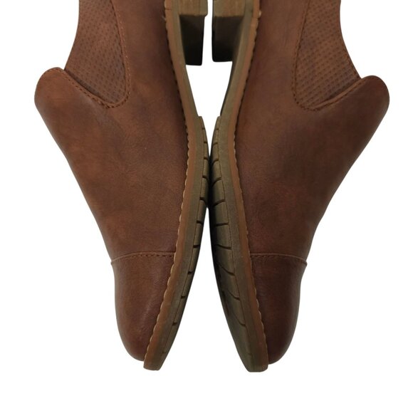 Euro Soft Sofft Wavery Loafer Women Size 7 M Brown Toffee Faux Leather Slip On - Picture 15 of 16